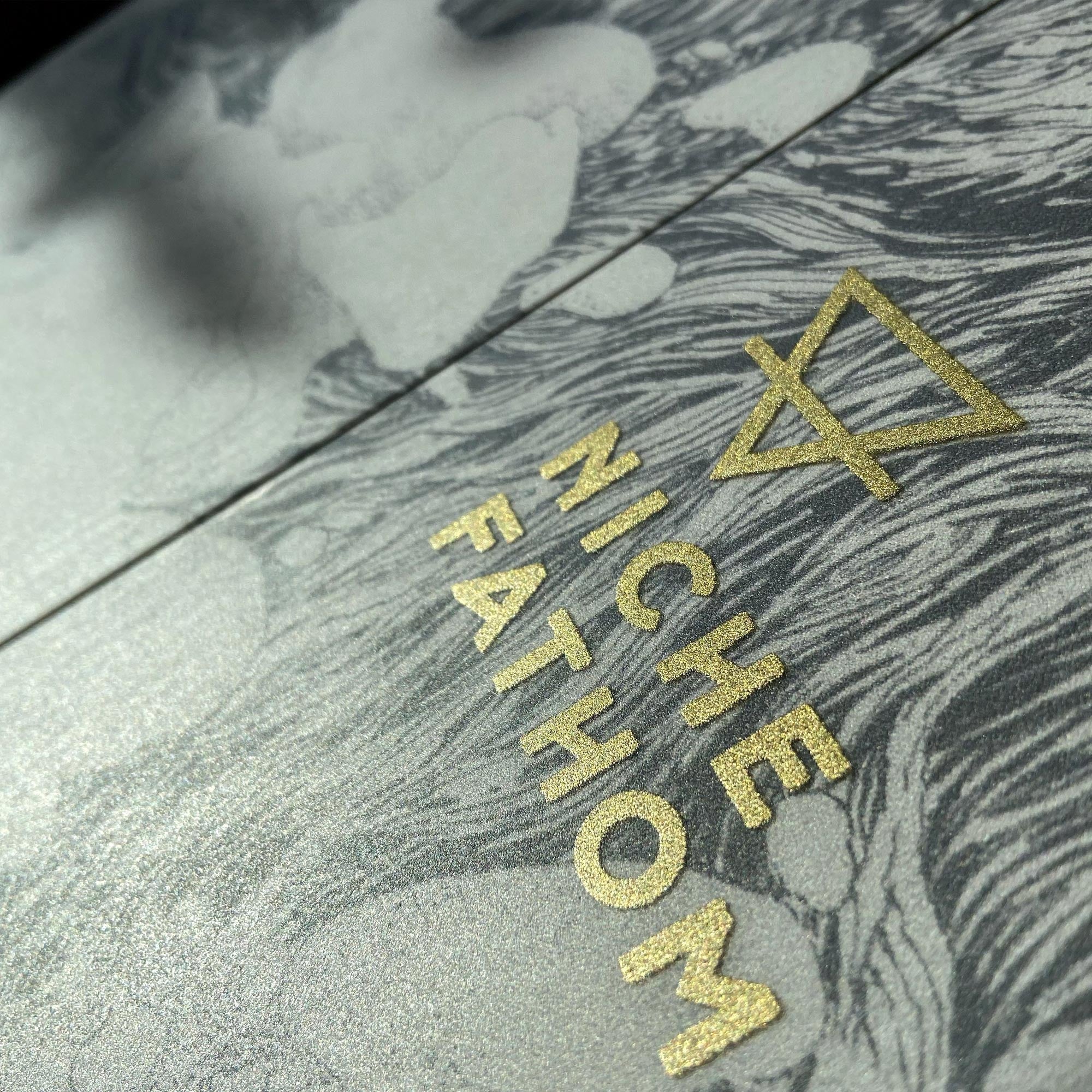 niche fathom snowboard buffalo graphic detail
