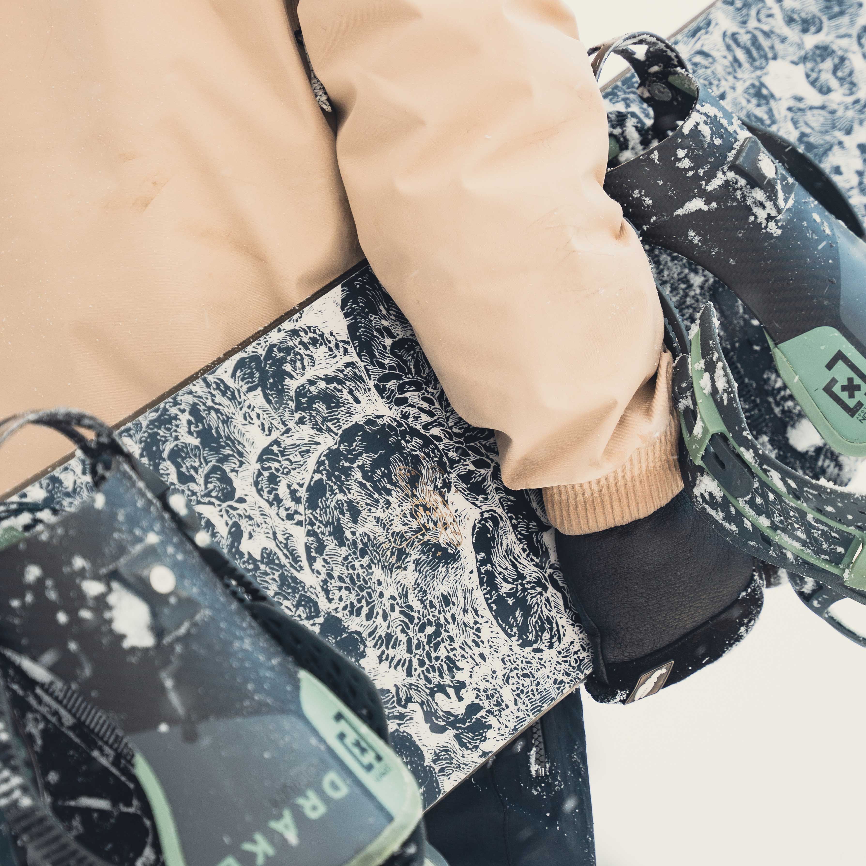 niche maelstrom snowboard fungi graphic detail