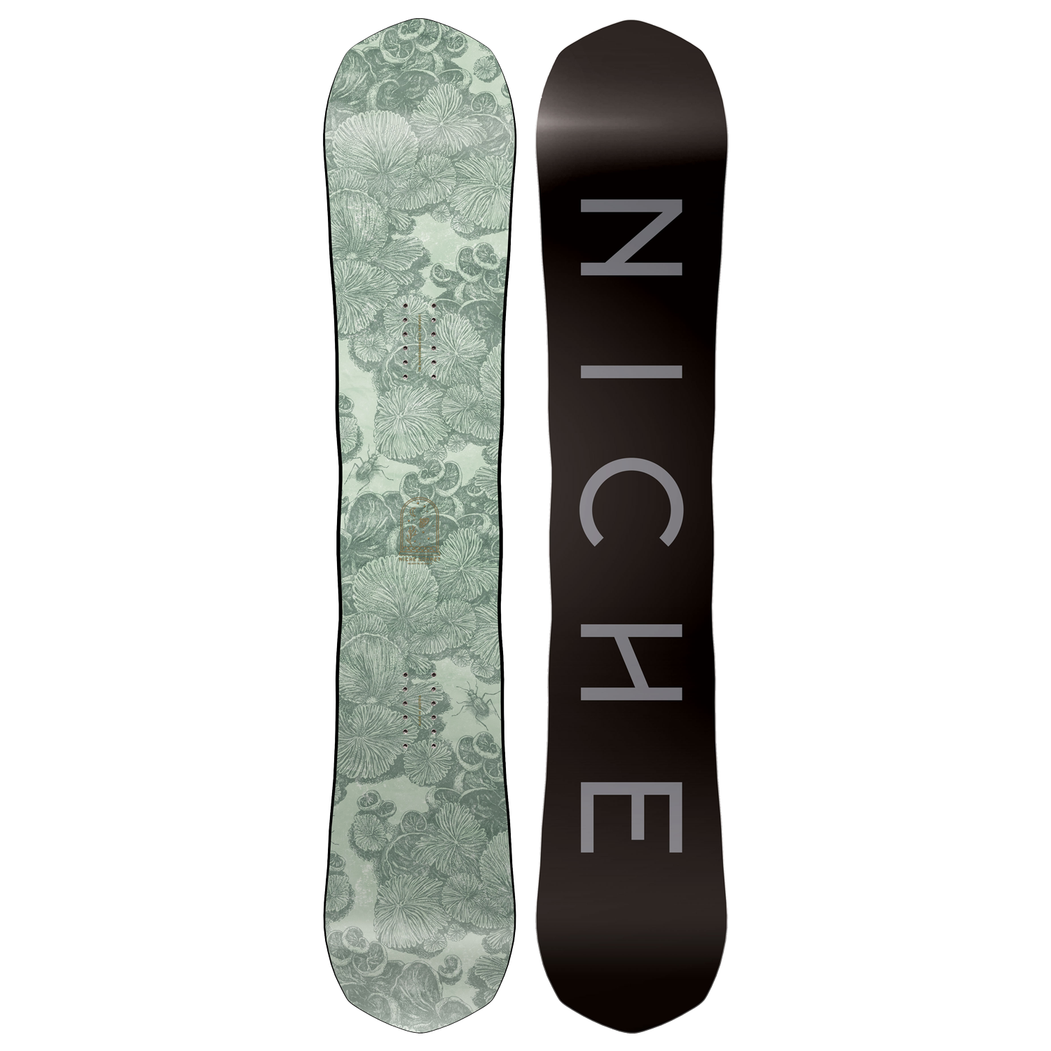 Sonnet Snowboard in Mycelium | Niche Snowboards