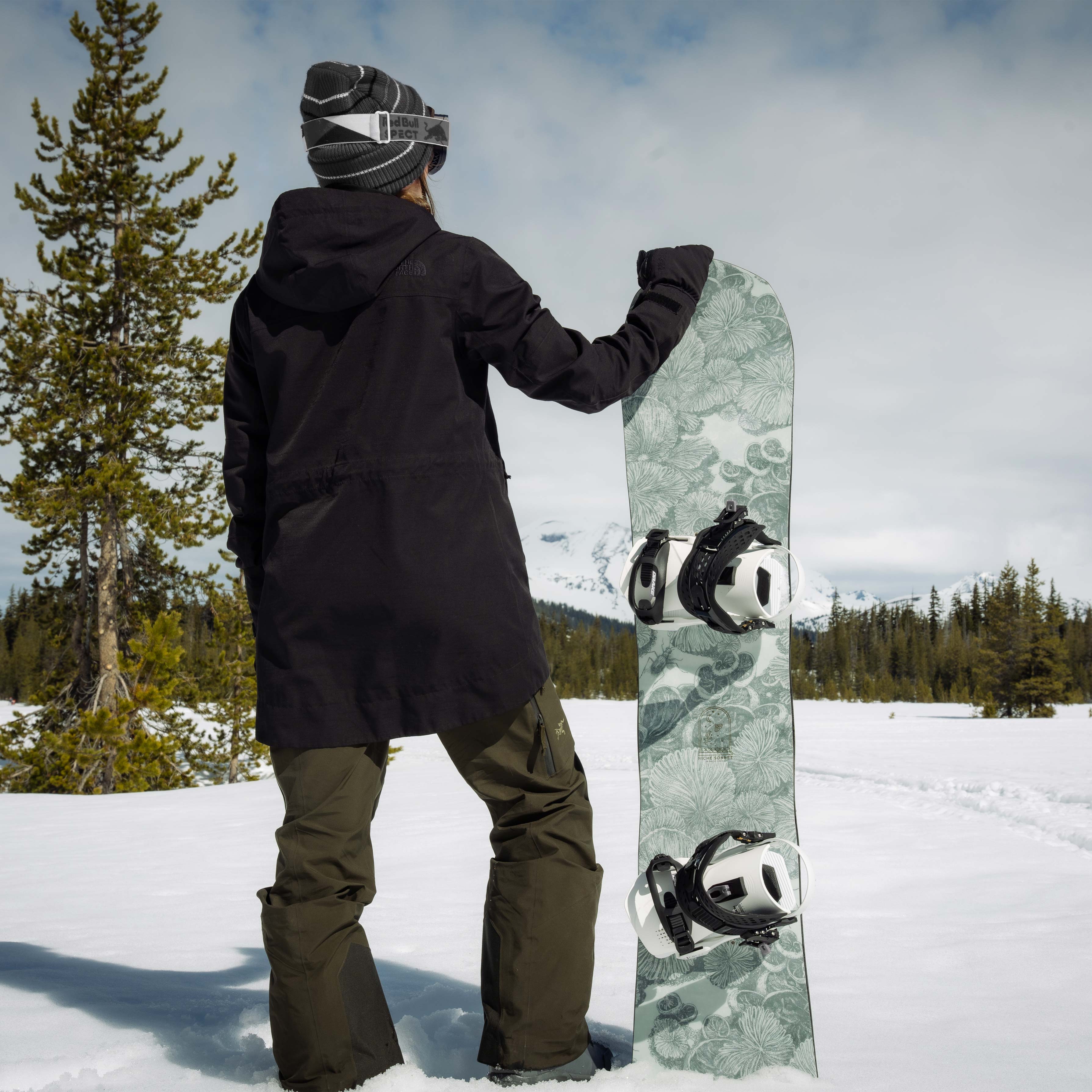 niche sonnet snowboard mycelium lifestyle image