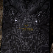 niche crux snowboard markhor graphic detail