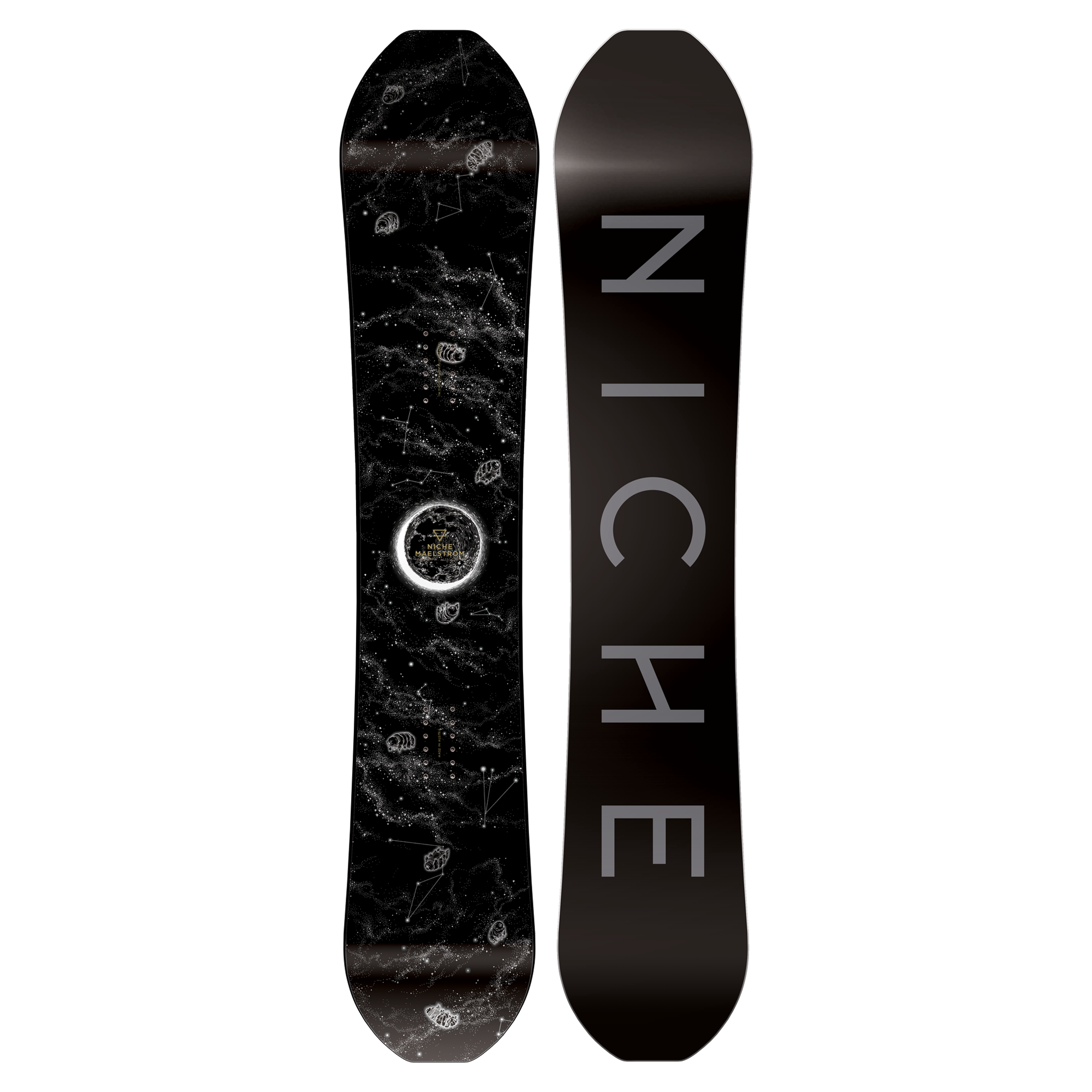 Maelstrom Snowboard in Tardigrades | Niche Snowboards Maelstrom Snowboard in Tardigrades | Niche Snowboards