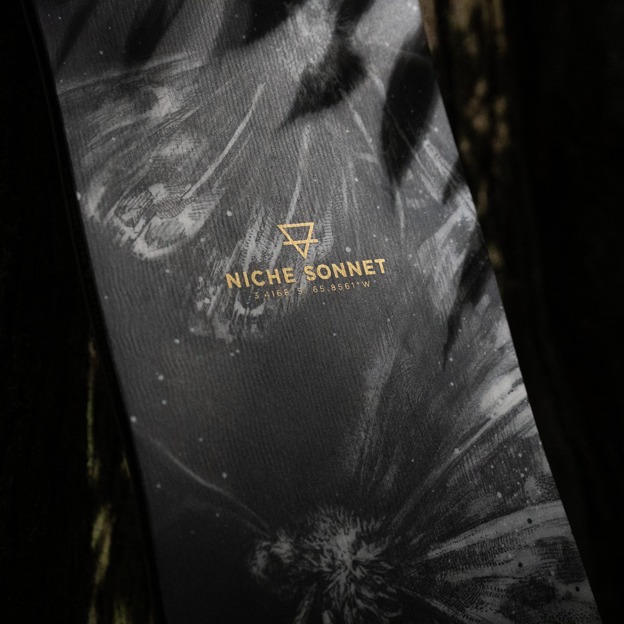 niche sonnet snowboard moths graphic detail