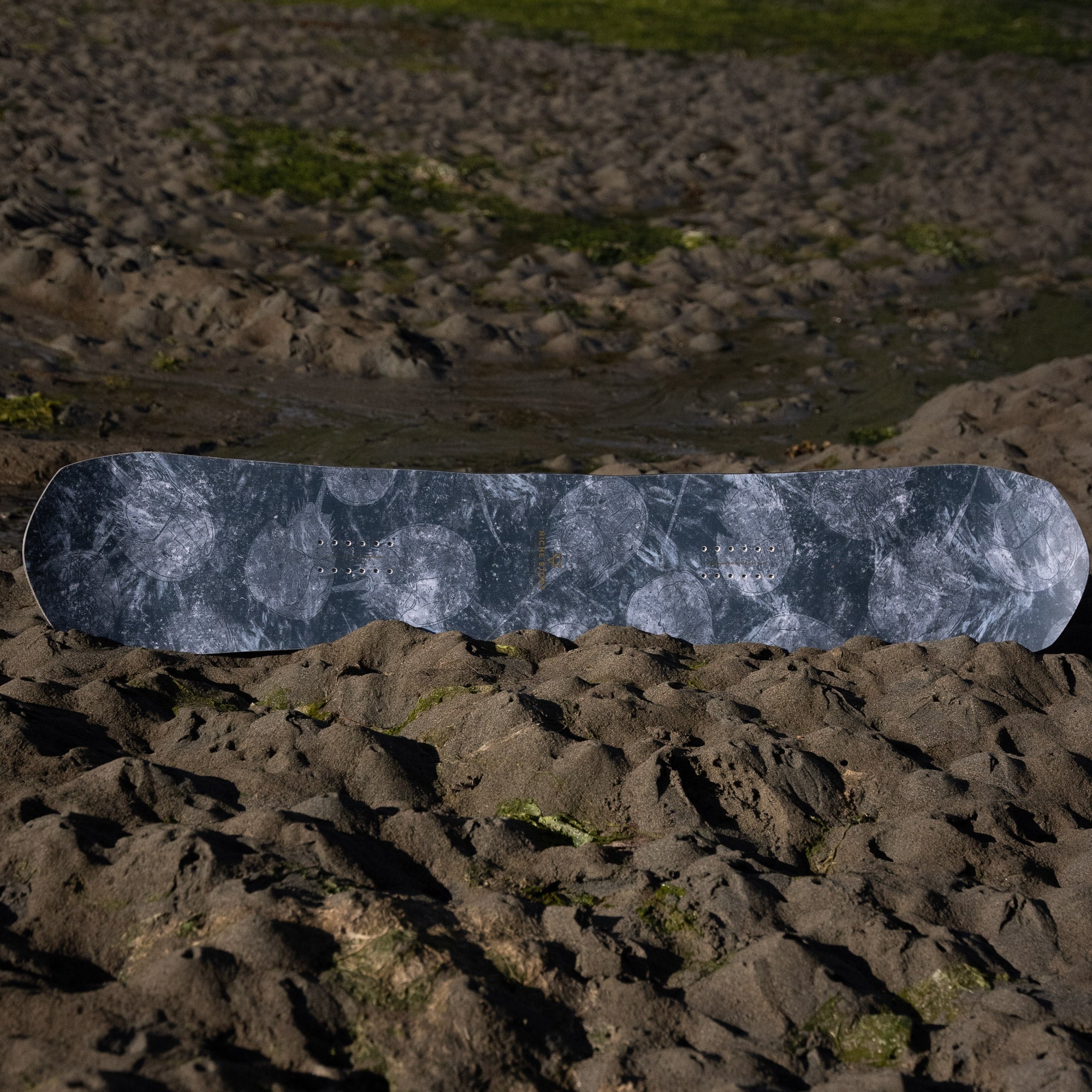 niche story snowboard crabs graphic detail