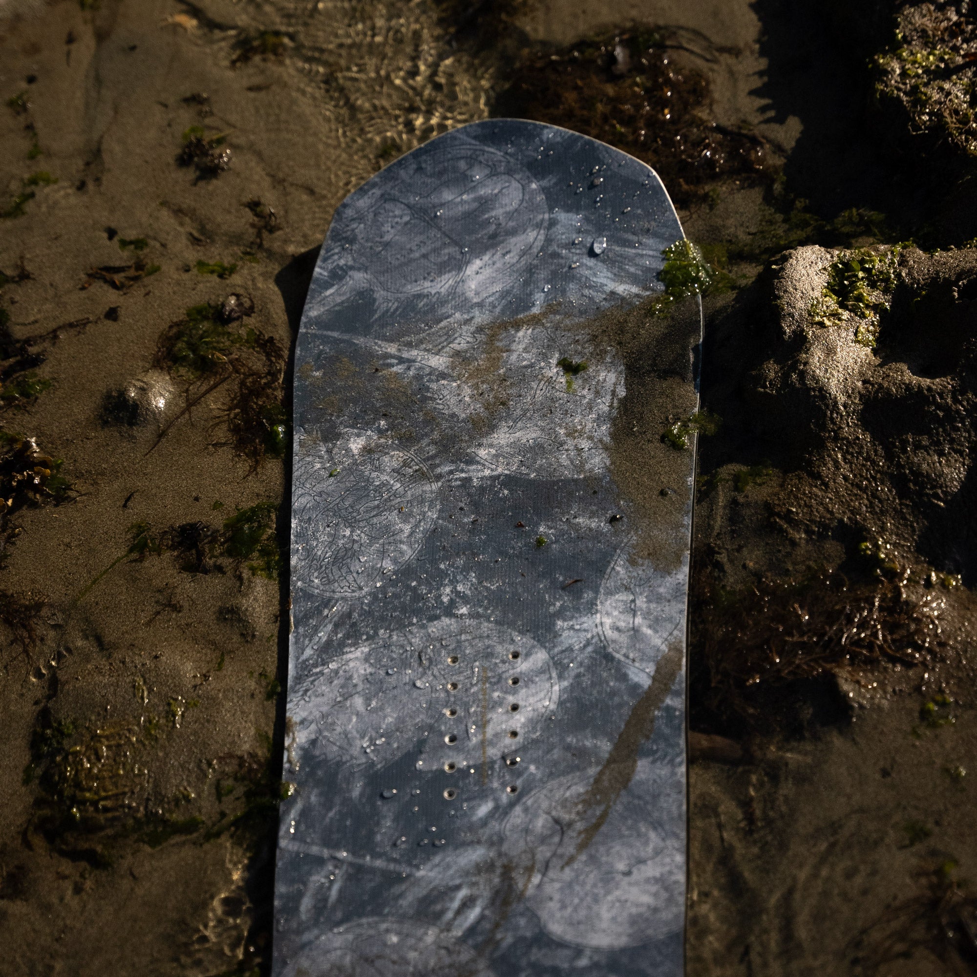 niche story snowboard crabs graphic detail