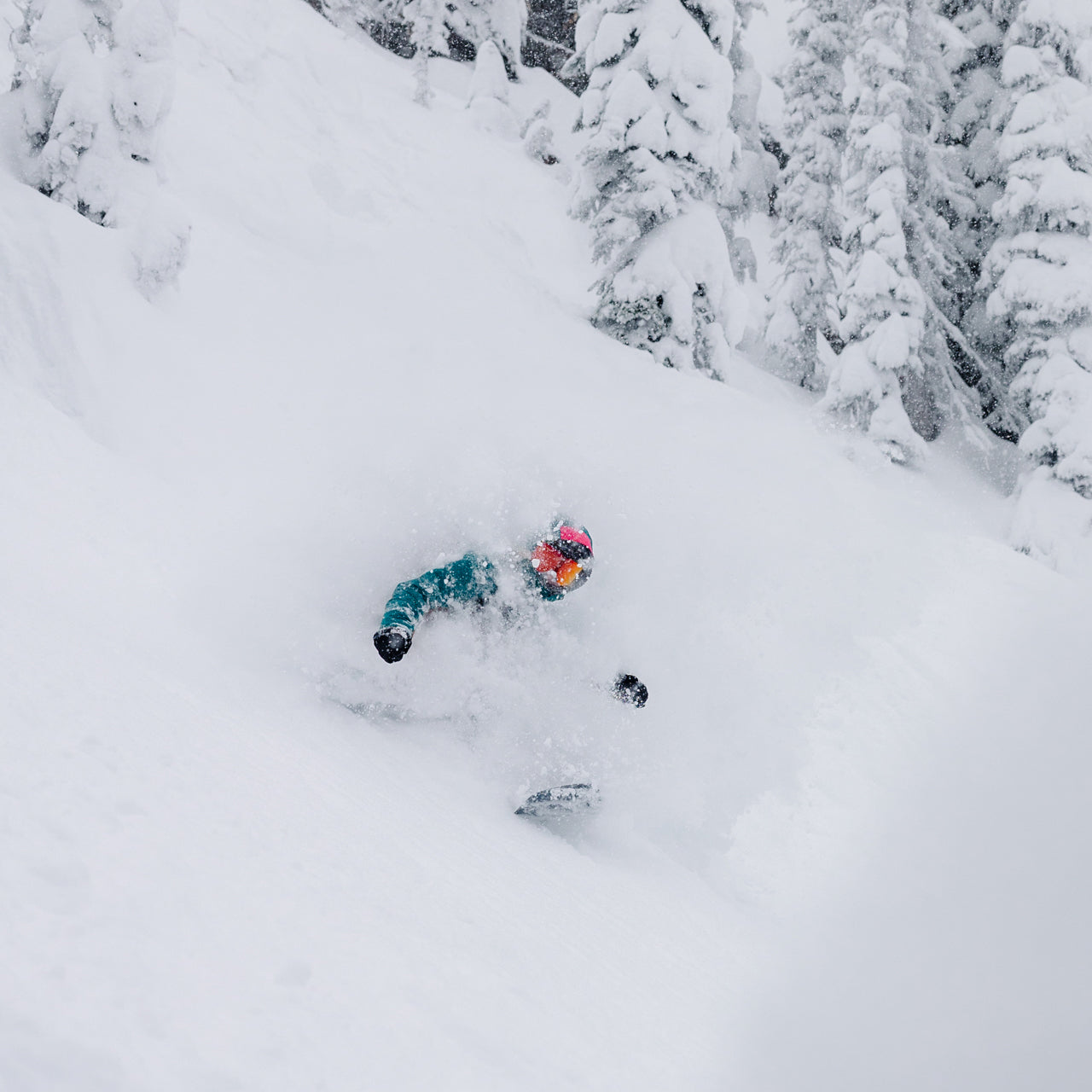 niche vikander snowboard action image