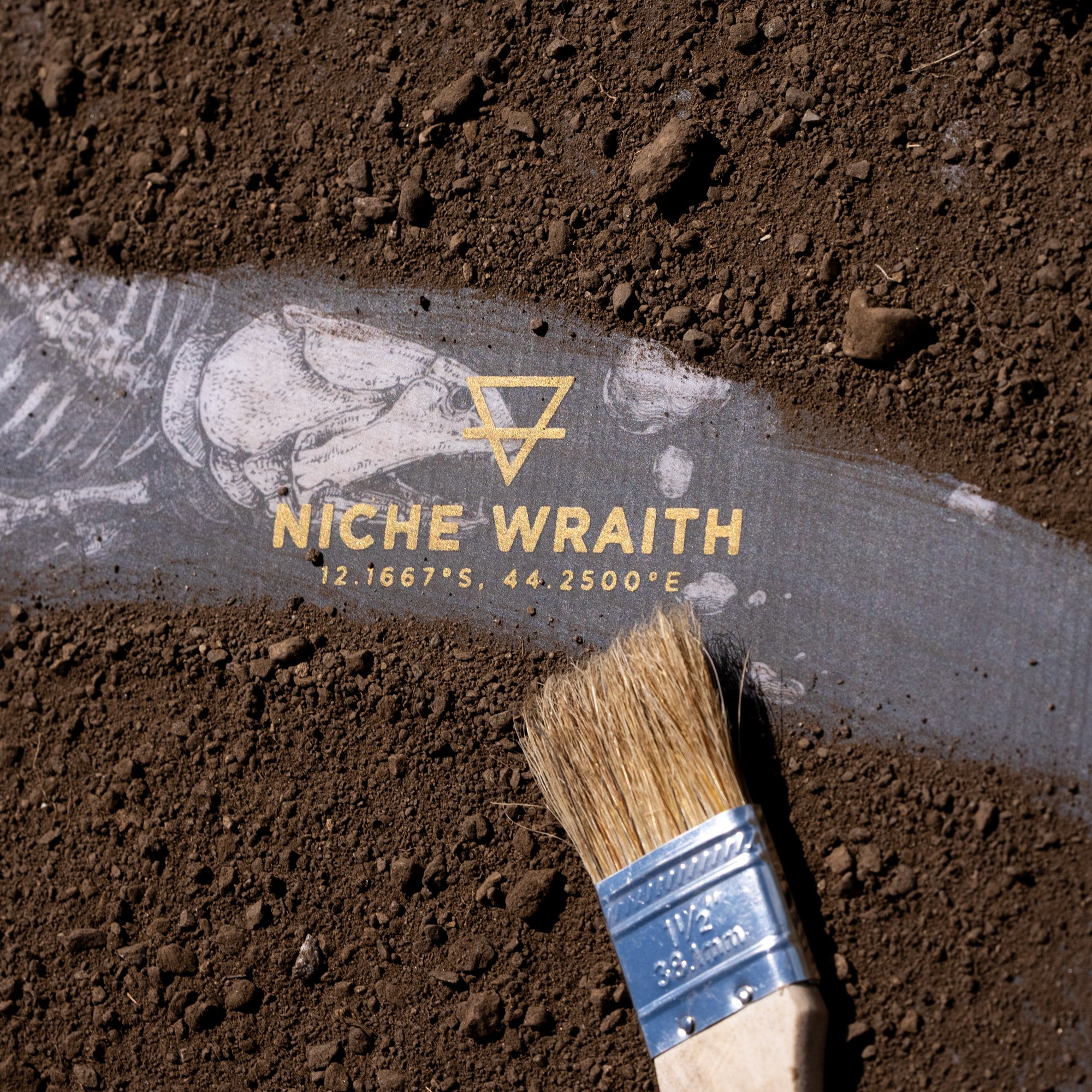 niche wraith snowboard fossil graphic detail