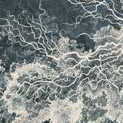niche maelstrom snowboard mold graphic detail