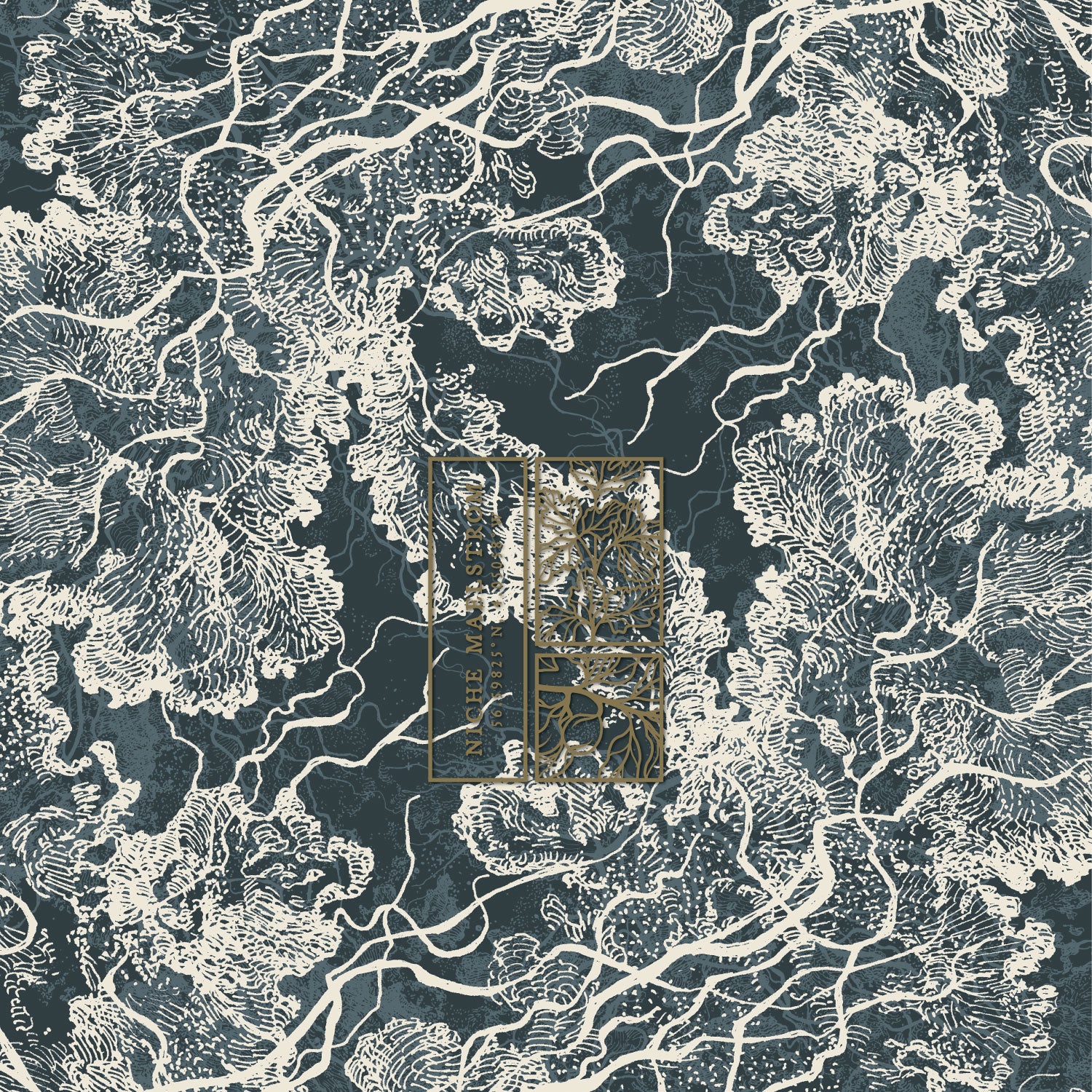 niche maelstrom snowboard mold graphic detail