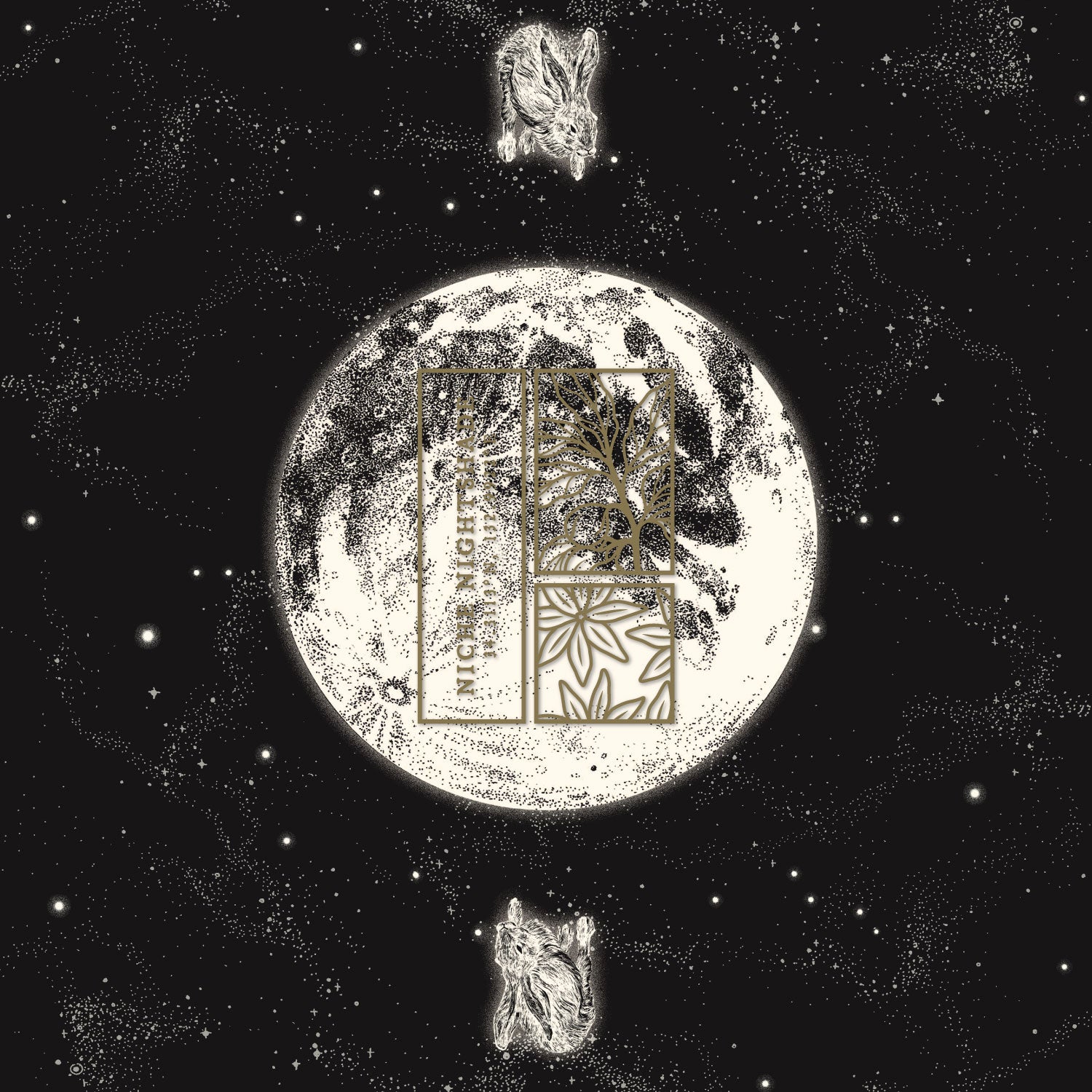 niche nightshade snowboard rabbits graphic detail