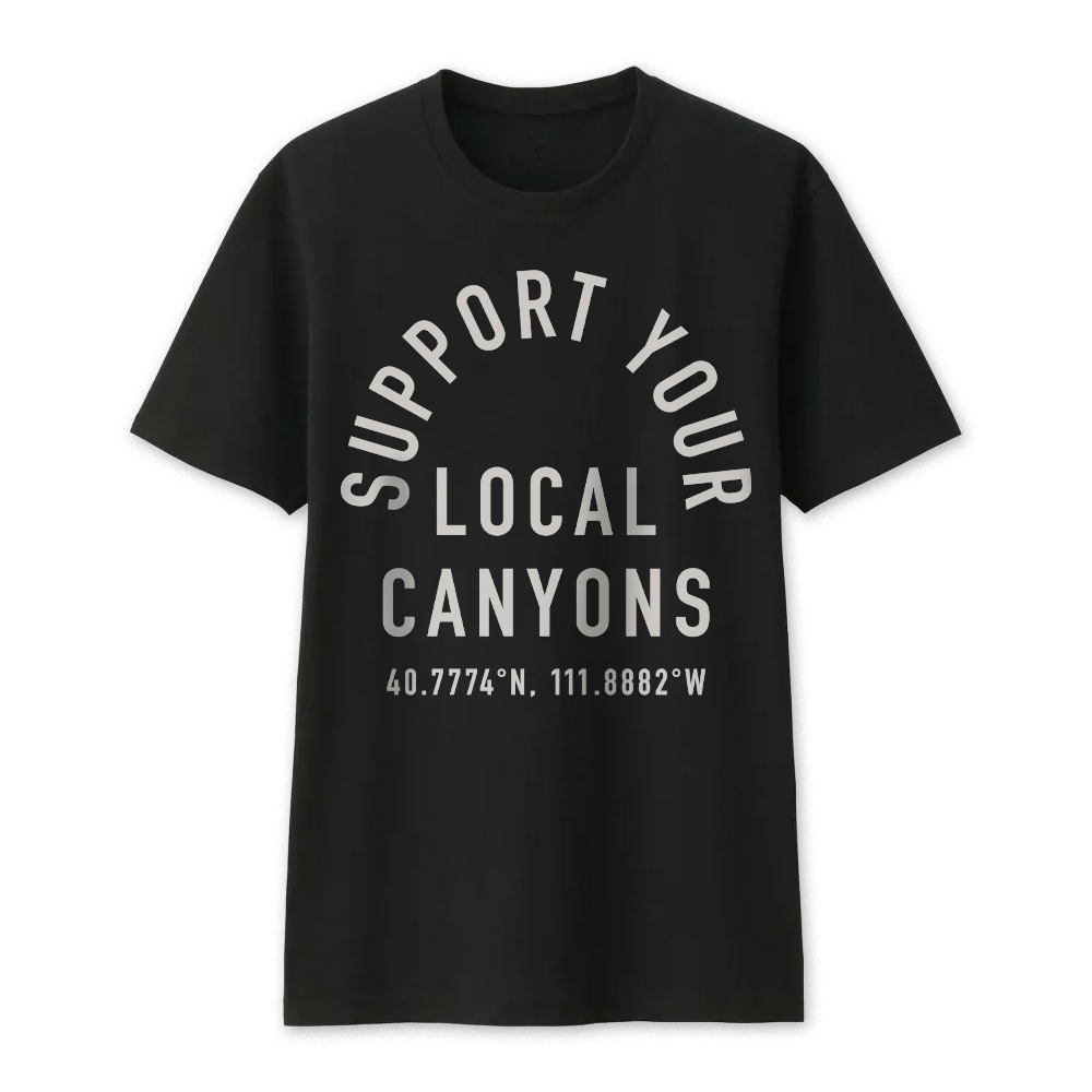niche support your local canyons shirt