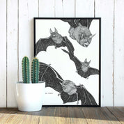 bats art print