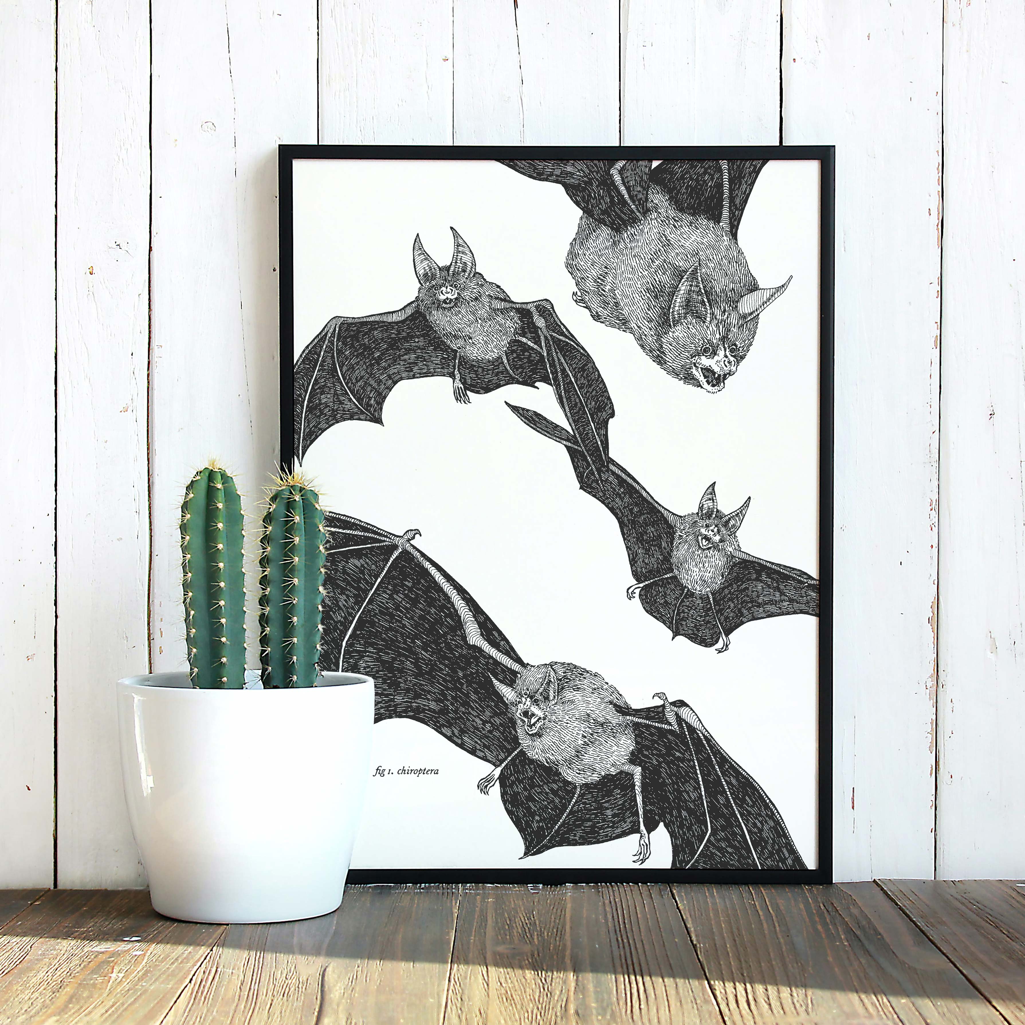 bats art print
