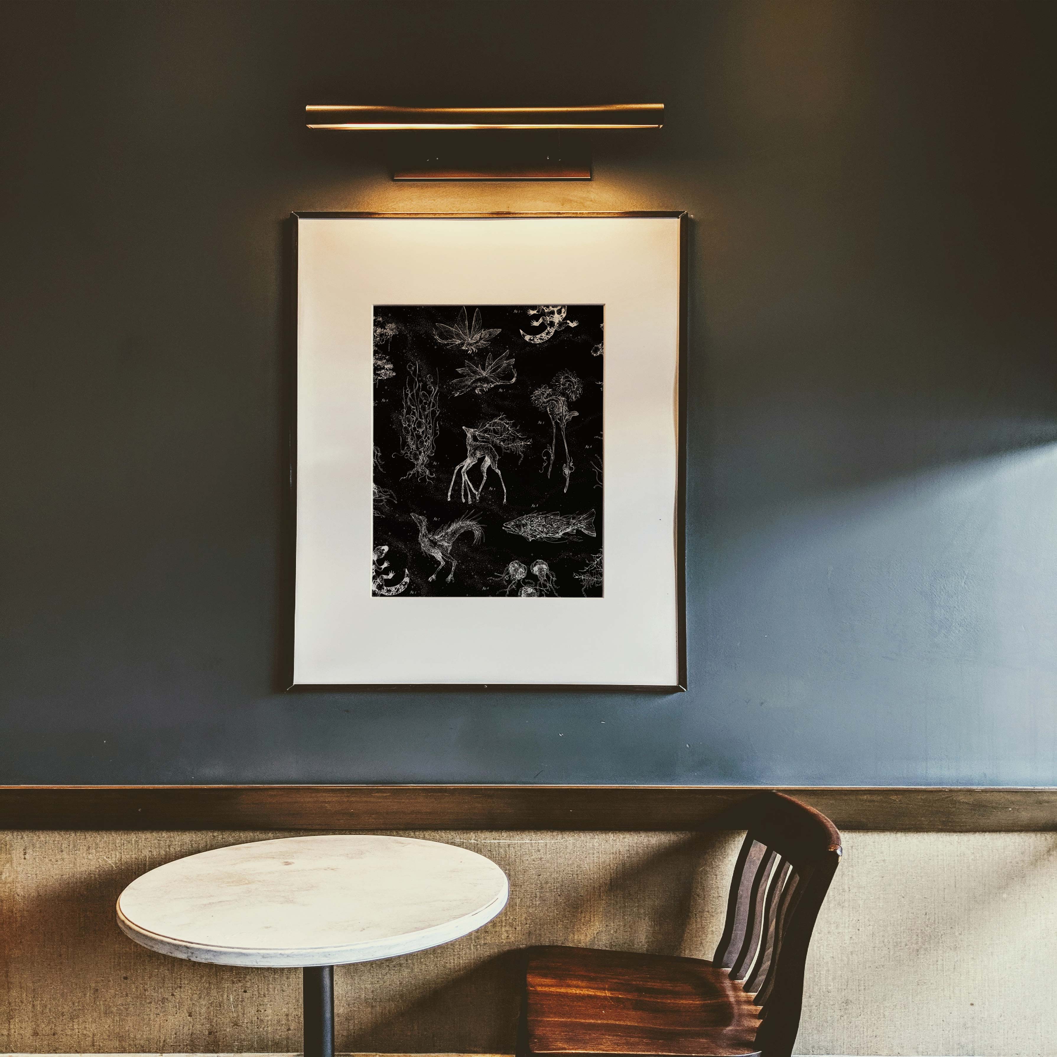 mutant creatures art print