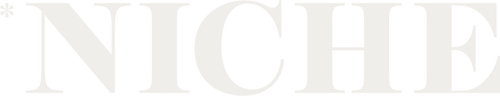 niche snowboards ivory logo