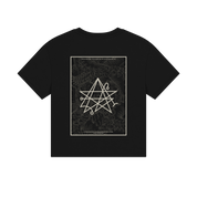 Black Printed T-shirt Back