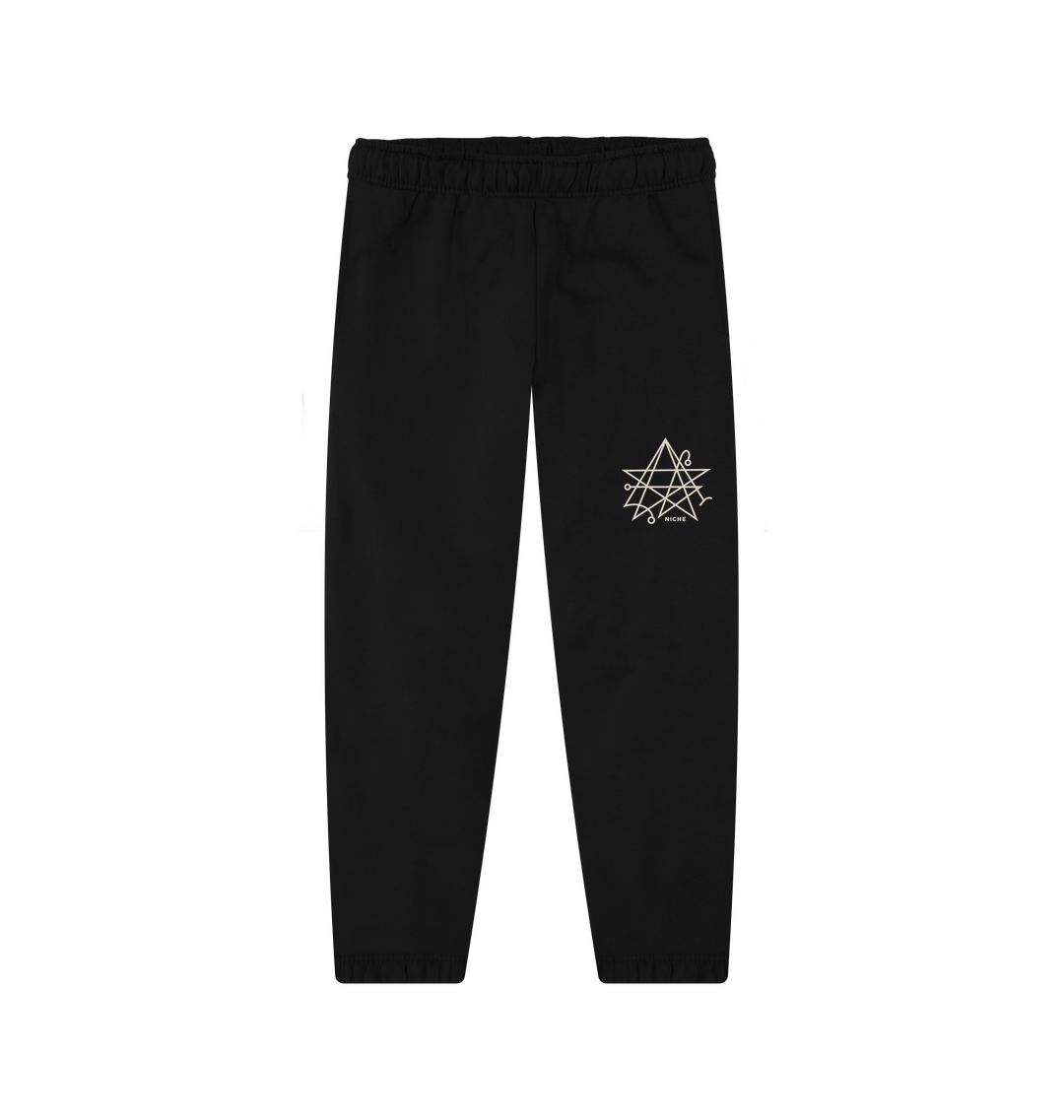 Black Joggers Front