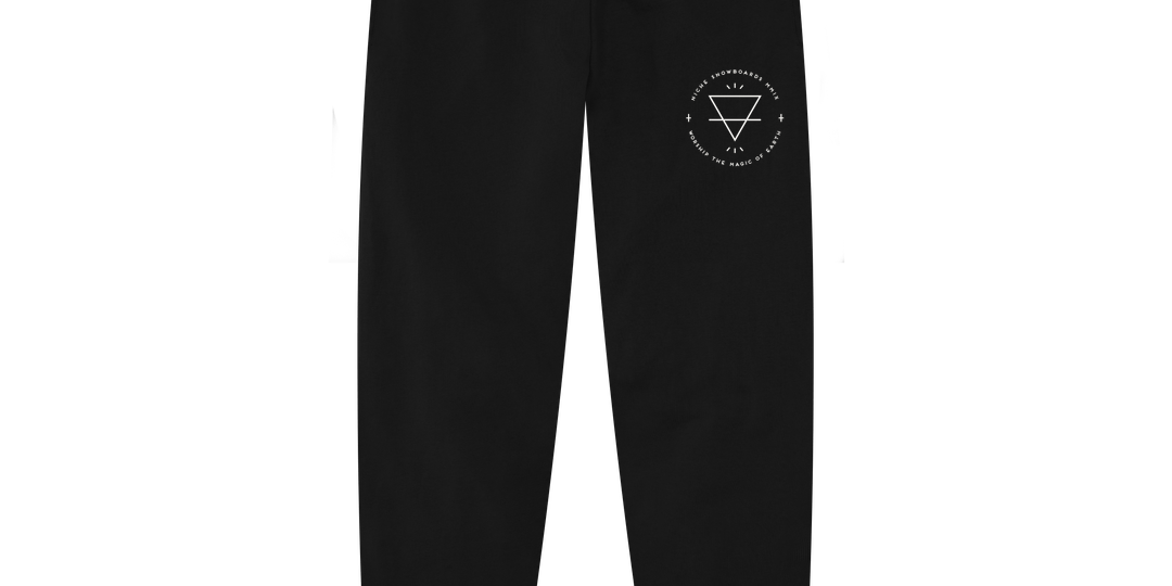 Black Joggers Front