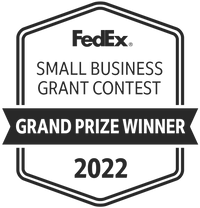 charcoal Fedex grant winner badge