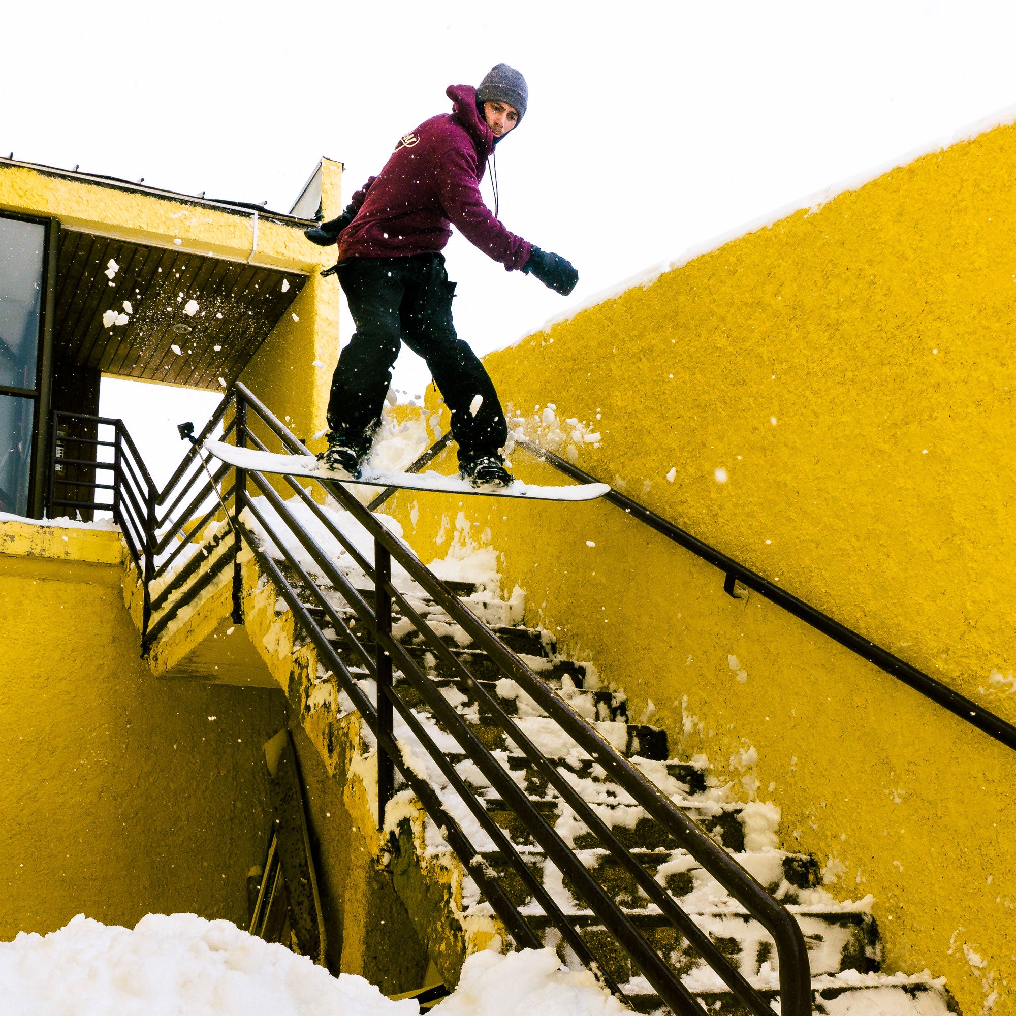 niche snowboards team rider Caco Fischer