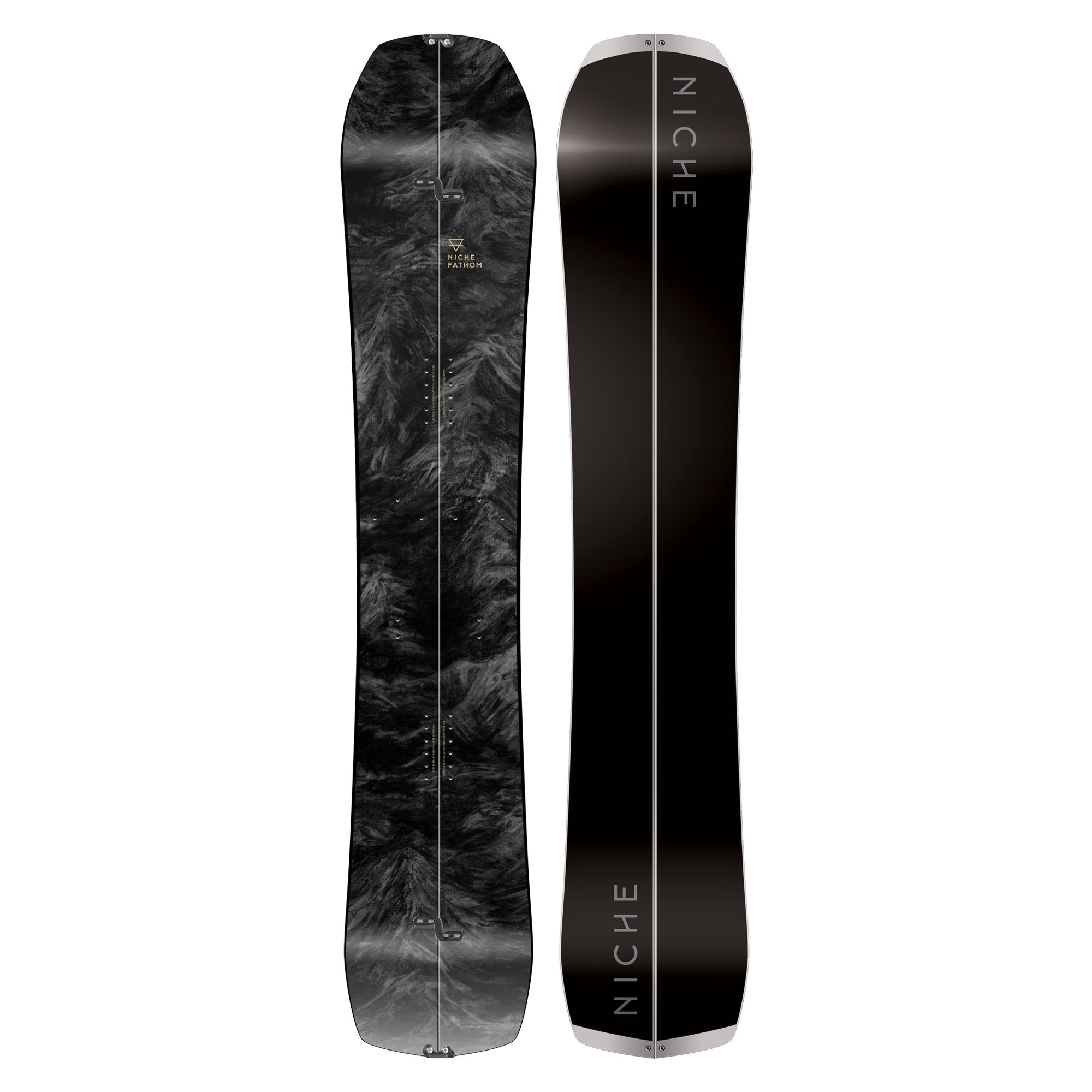 niche fathom snowboard charcoal