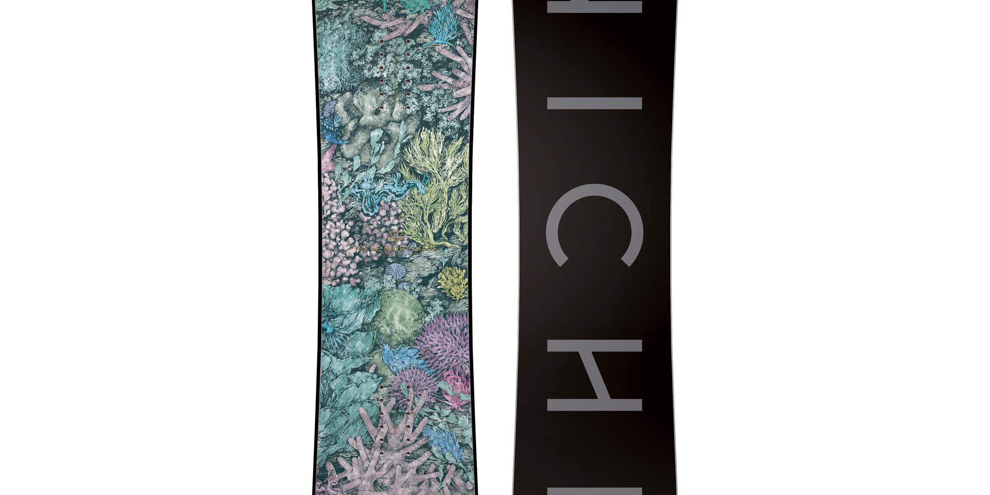 niche nightshade snowboard nudibranch