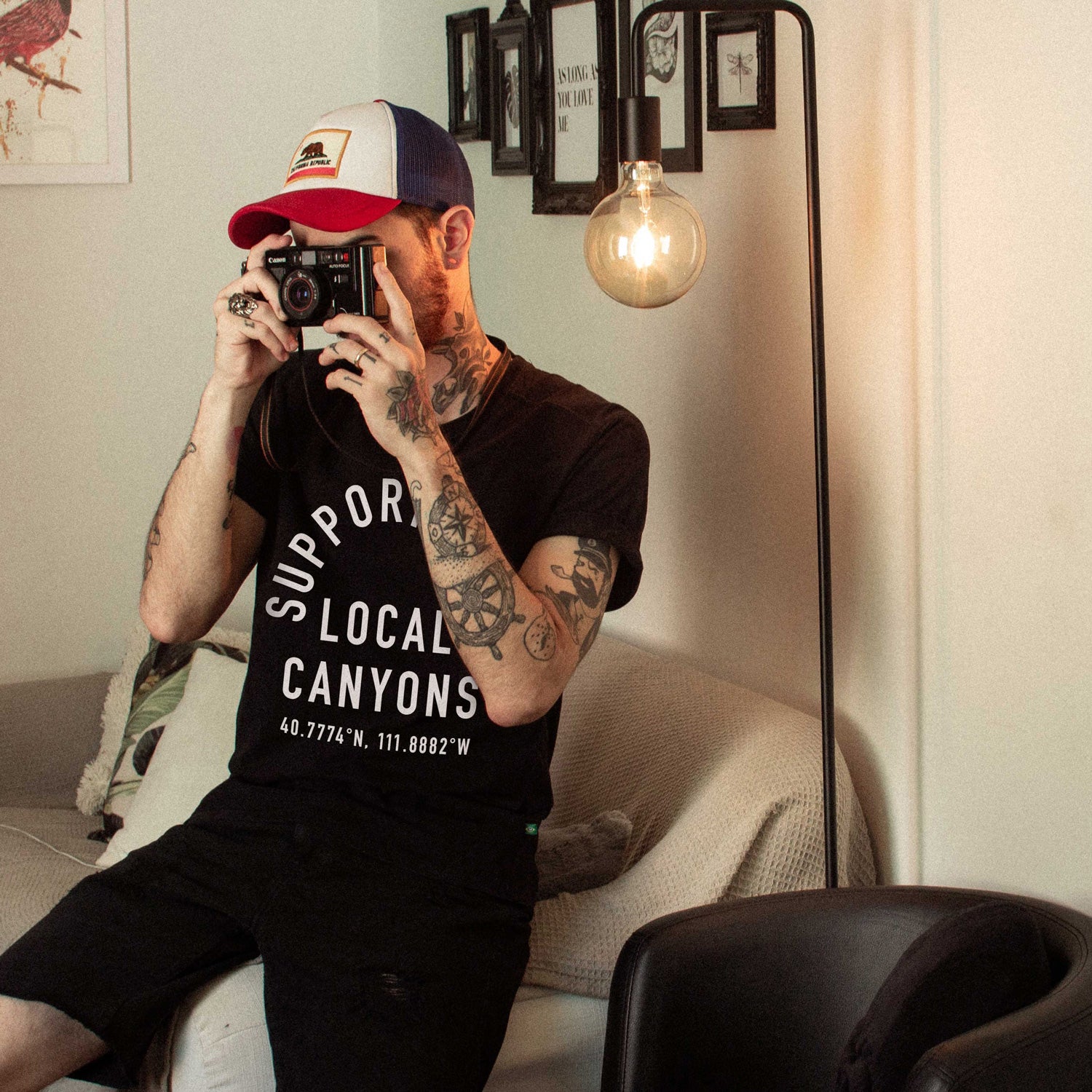 niche support your local canyons shirt