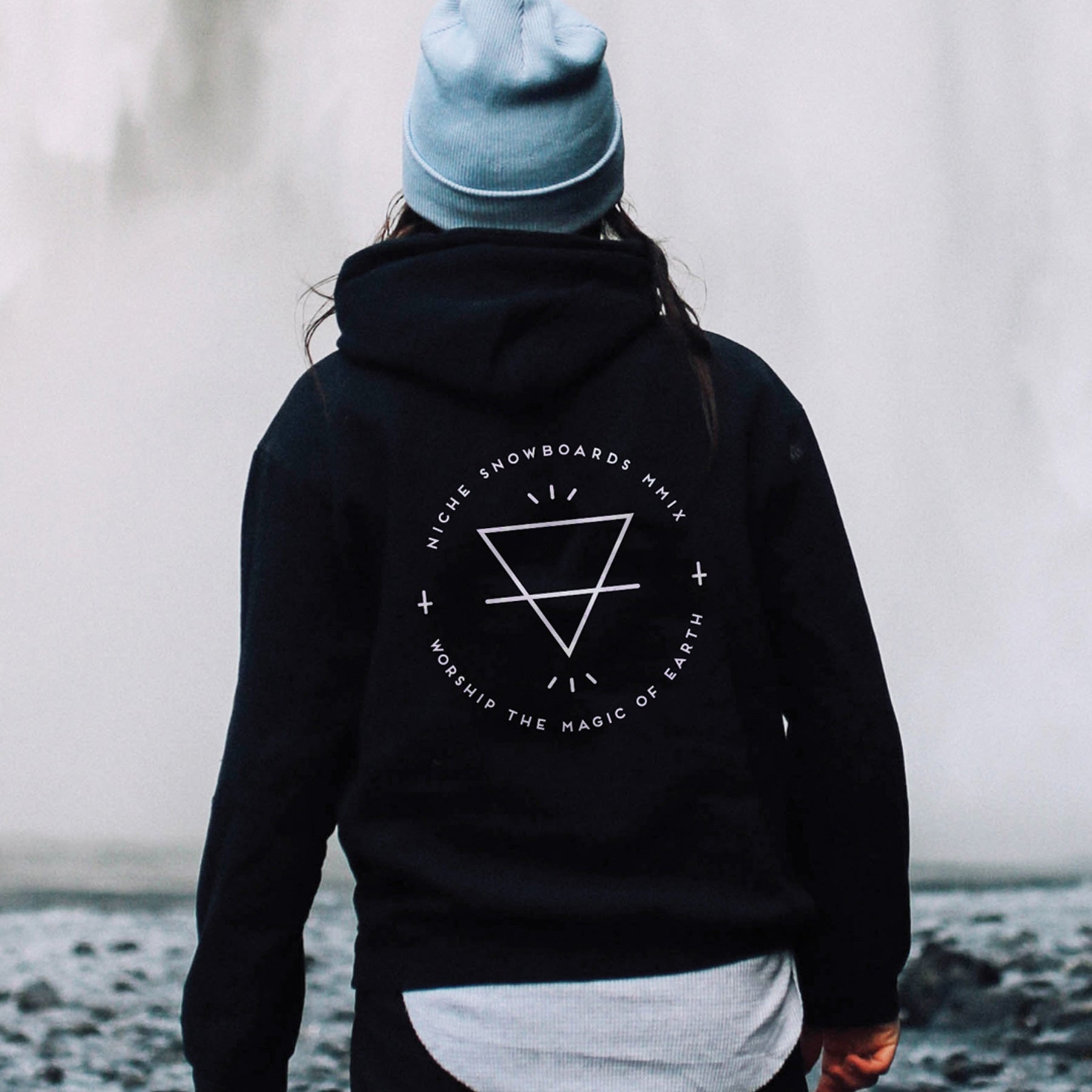 niche worship earth hoodie