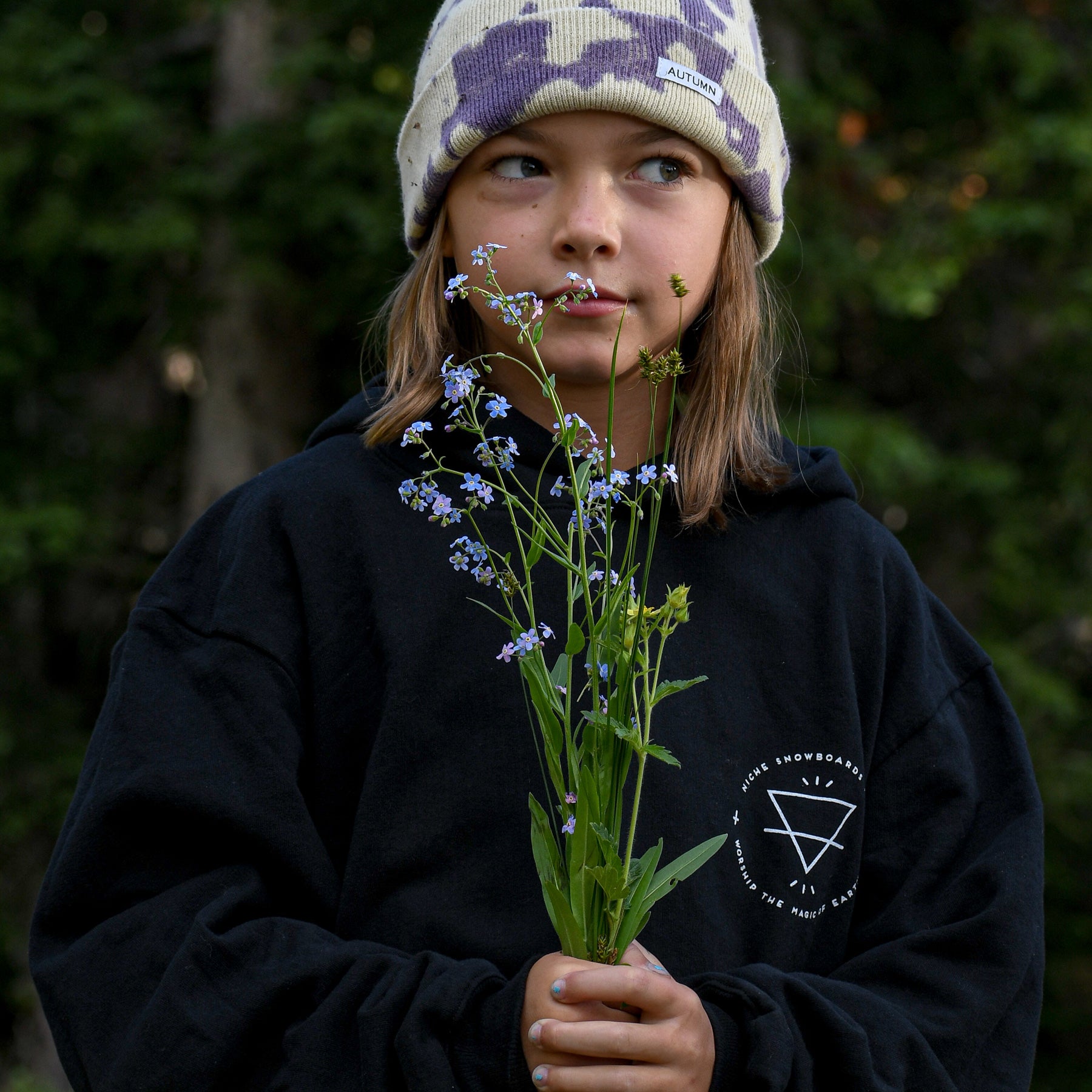 niche worship earth hoodie
