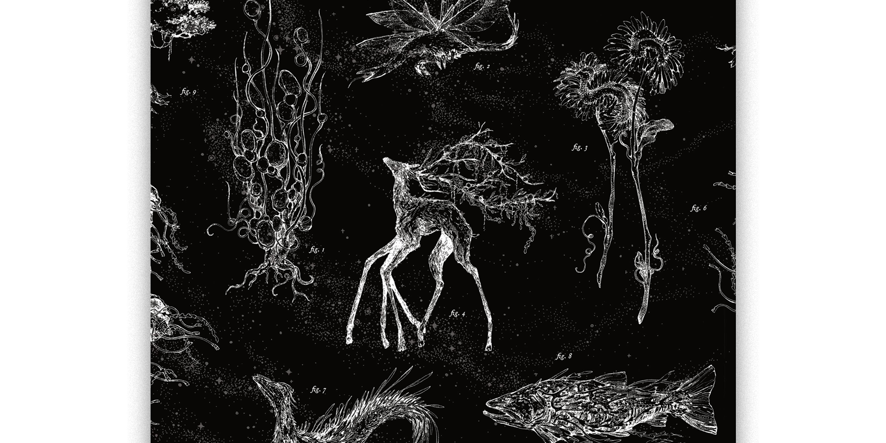 mutant creatures art print