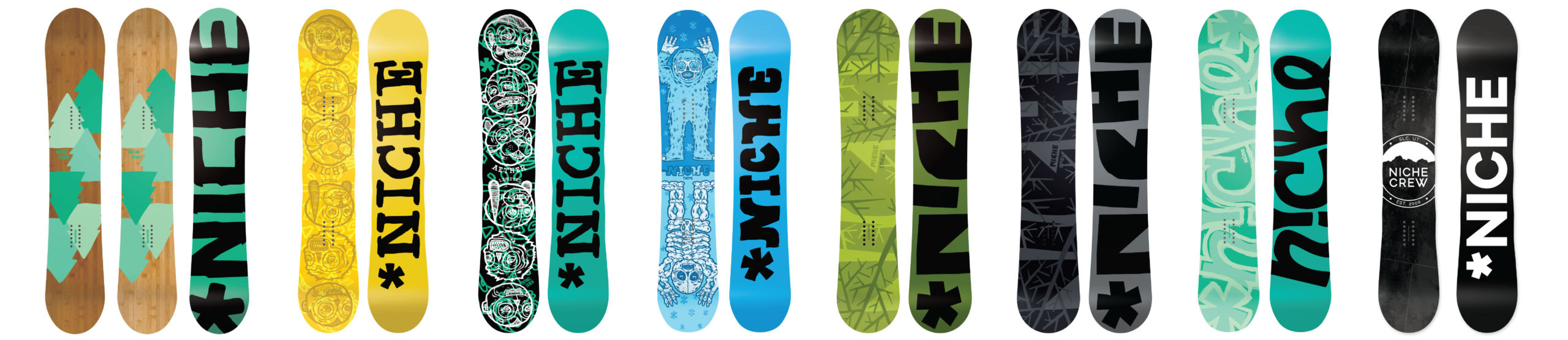 2012/13 Niche Snowboards graphics