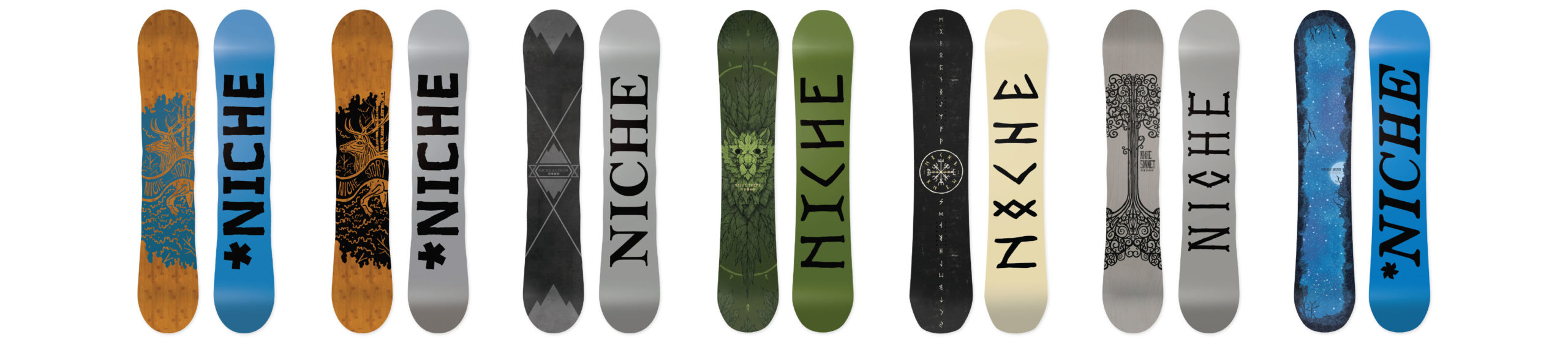 2014/15 Niche Snowboards graphics