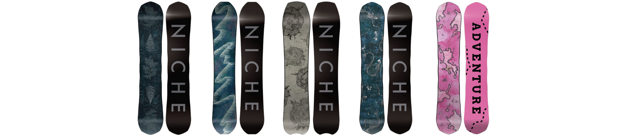 2020/21 Niche Snowboards graphics