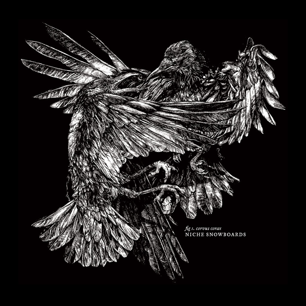 Tシャツ・カットソー NOT4NERD Flock Of Crows TShirts Charcoal J1TS011BCH Flock Of Crows T-Shirts - White - NOT4NERD