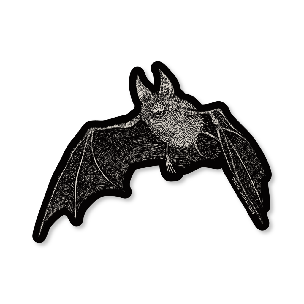Bat Sticker Niche Snowboards