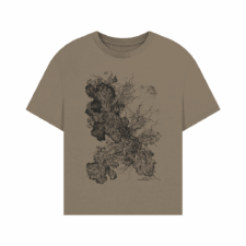 niche oversized slime mold shirt