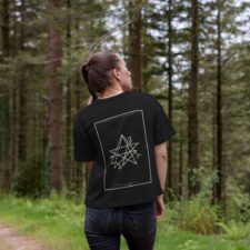 niche necronomicon women's boxy tee