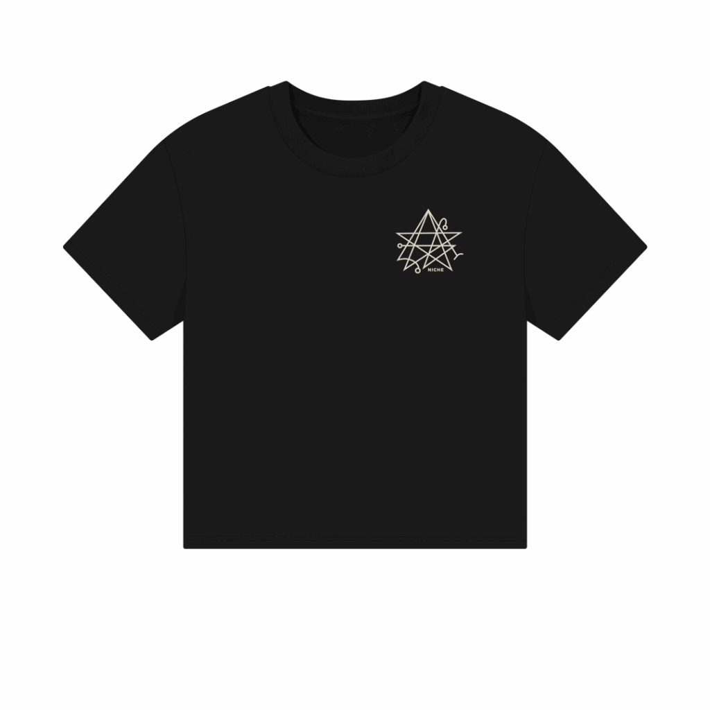 niche necronomicon women's boxy tee