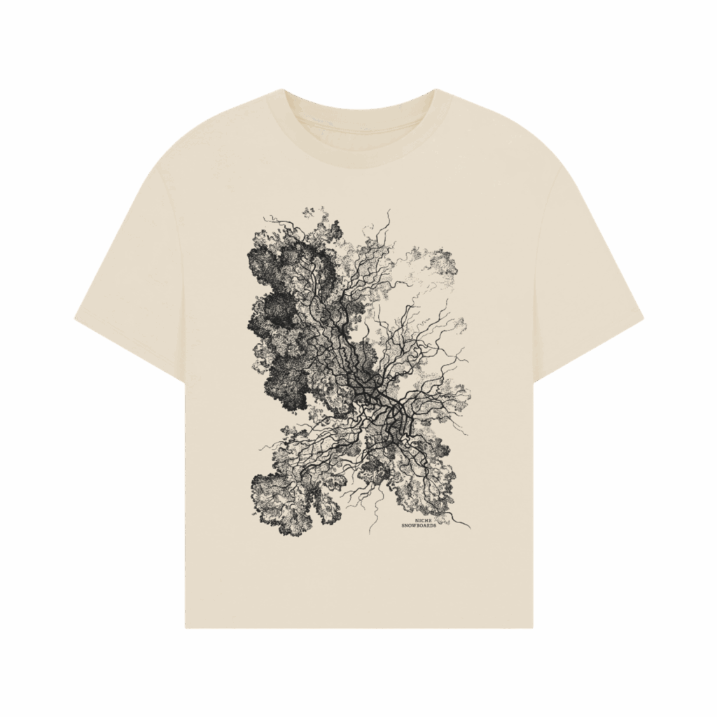 niche oversized slime mold shirt