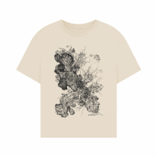 niche oversized slime mold shirt
