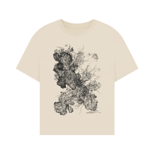 niche oversized slime mold shirt
