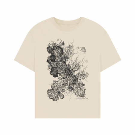 niche oversized slime mold shirt