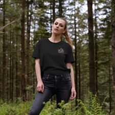 niche necronomicon women's boxy tee