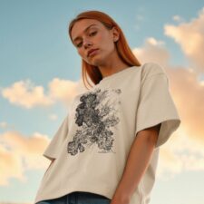 niche oversized slime mold shirt